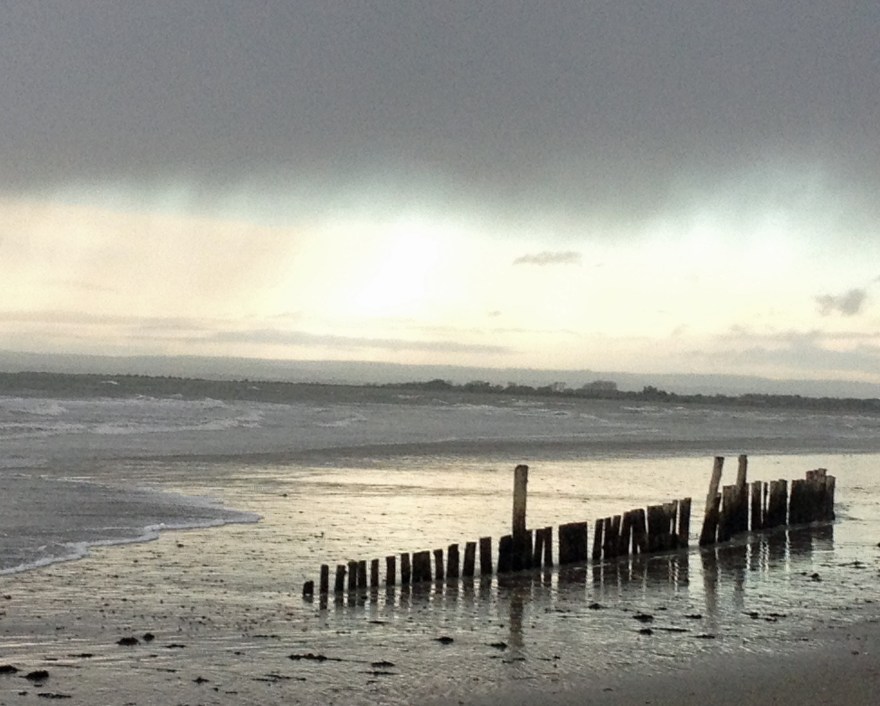 December rain, West Wittering